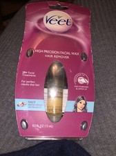 Veet High Precision Facial Wax Hair Remover Treatment .5 oz Sensitive Almond Oil