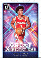 2021-22 Donruss Basketball Great X-Pectations #18 Jalen Johnson Hawks 