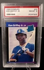 1989 Donruss Ken Griffey Jr. Rookie Baseball Card RC #33 Mariners PSA 8 NM-MT