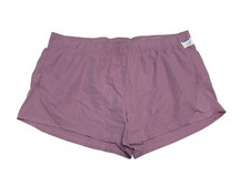 Athletic Works Womens Quick Dry Running Shorts XXL 20 Lavender Workout Gym New