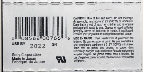 2PC Sony CR-1216 CR1216 Lithium Button Cell Batteries 3V Best by 2028 Japan Made - Picture 2 of 2