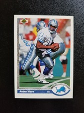 1991 Upper Deck #301 Andre Ware Detroit Lions
