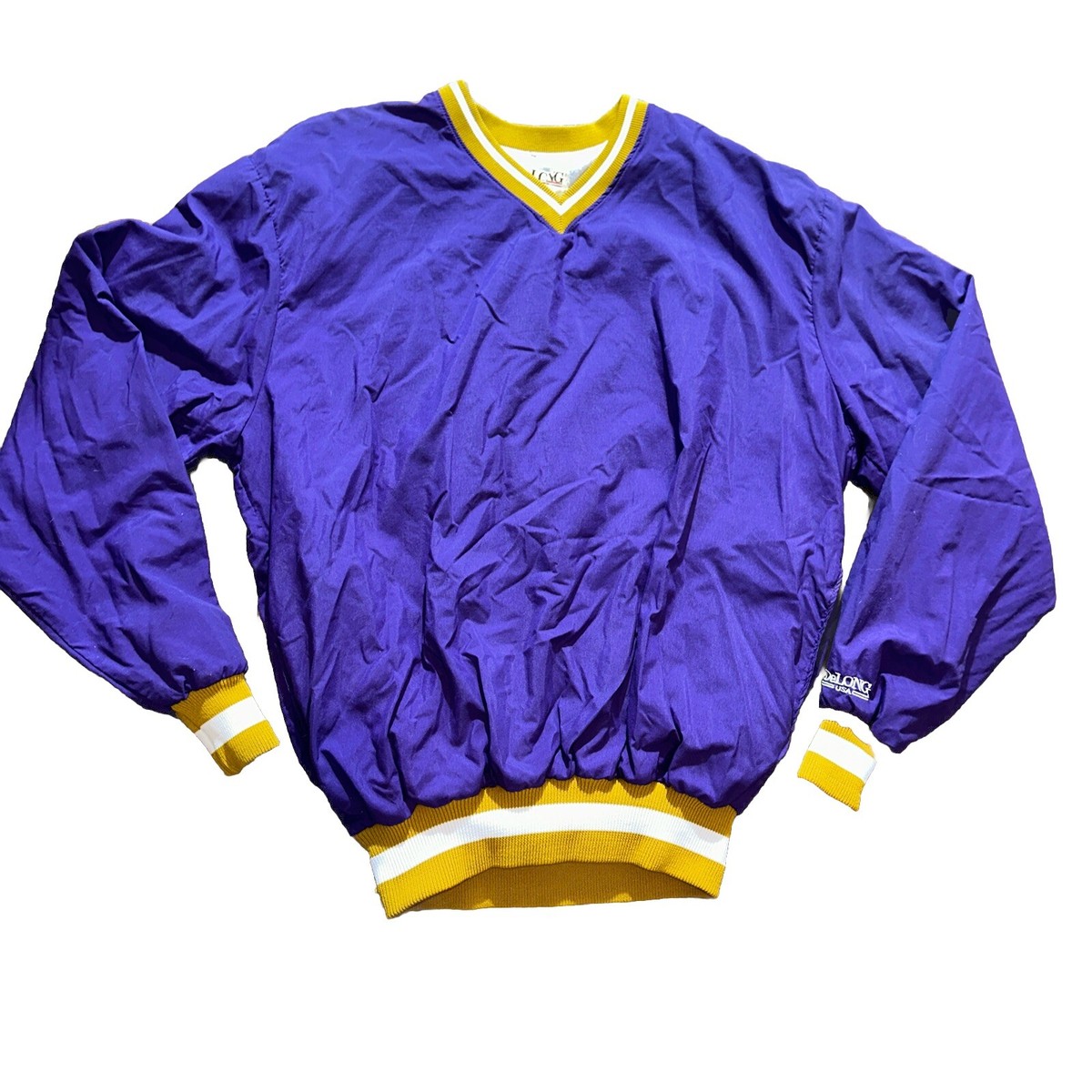 ウォームアップウェア Delong 80's nylon pull over jacket Delong 80's nylon pull over jacket（デロング 80s USA製