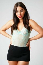 Women's Black Micro Mini Skirt Ladies High Waist Skirts Customise Length 4"-16"