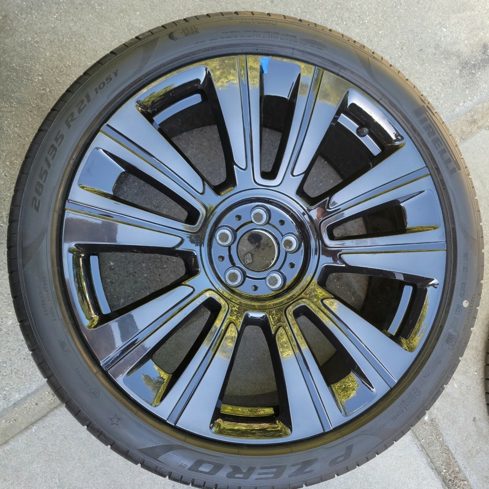 21" NEW OEM FACTORY 2022 ROLLS ROYCE WRAITH DAWN GHOST "shadow" WHEELS TIRES TPM