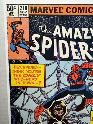 Marvel Comics Nov 1980 The Amazing Spider-Man #210🔑 First