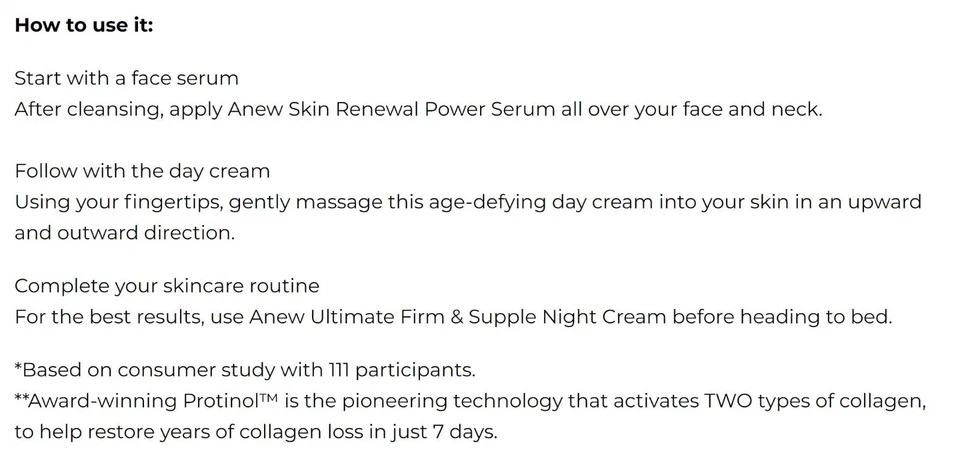 Avon Anew ULTIMATE Day Firm & Supple Cream PROTINOL UVA/UVB 50ml FREE SHIPPING - image 4 of 4