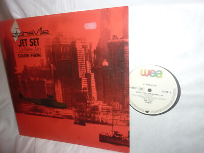 Maxi 12'' Alphaville, Jet Set ( 6:28) Golden Feeling German WEA 249 126-0 1985