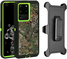 For Galaxy S23 Plus ONLY Defender Case Belt Clip Fits Otterbox Green/Tree