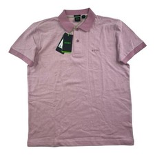 HUGO BOSS MEN  S POLO PADDY BMA Jersey Pastel/Purple Size Medium 5547433 116 NWT