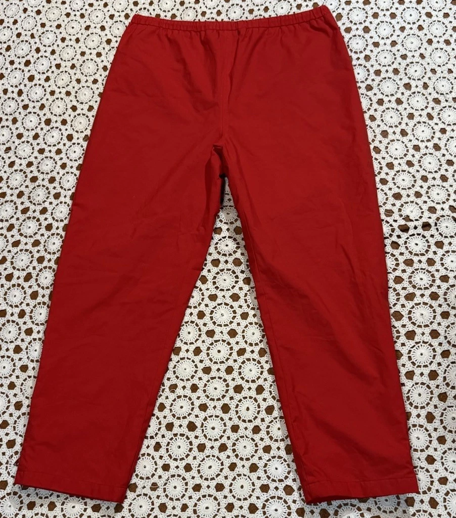 Eddie Bauer GORE-TEX Nylon Waterproof Rain Pants Red Men L Hiking Camping
Opens in a new window or t