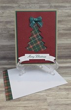 6 Handmade Christmas Decorative Trees Cards Stampin' Up  Ready For Next Year 
