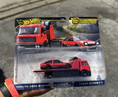 Hot Wheels   Team Transport   Toyota AE86 Sprinter & Trueno Fleet FREE SHIPPING