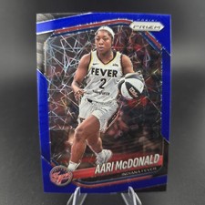 2025 WNBA Prizm Aari McDonald   Blue Velocity Prizm Card #10