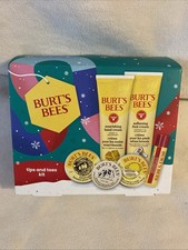 Burt  s Bees Tips  Toes Kit, 6 Travel Size Gift Set with Lip Balm, Hand  Foot