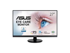 ASUS VA27DQ 27" IPS FHD Monitor, 75 Hz, 5ms, AMD FreeSync, Built-in Speakers