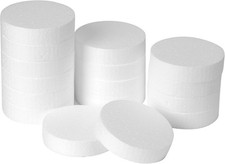 Round Foam Circles 4 Inch, 32 Pack, 1 Inch Thick for Crafts  Decorations