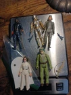 Lot Of 5 VINTAGE Star Wars Figures.  70s & 80s With Accessories.  Beautiful