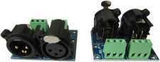 3Pin Terminal Adapter XLR 3 Pin to XLR Converters for DMX Controller Led Decoder