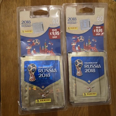 Panini world cup russia 2018 Blister 12 Booster Á 5 Sticker. Österreich Edition - Bild 1 von 3