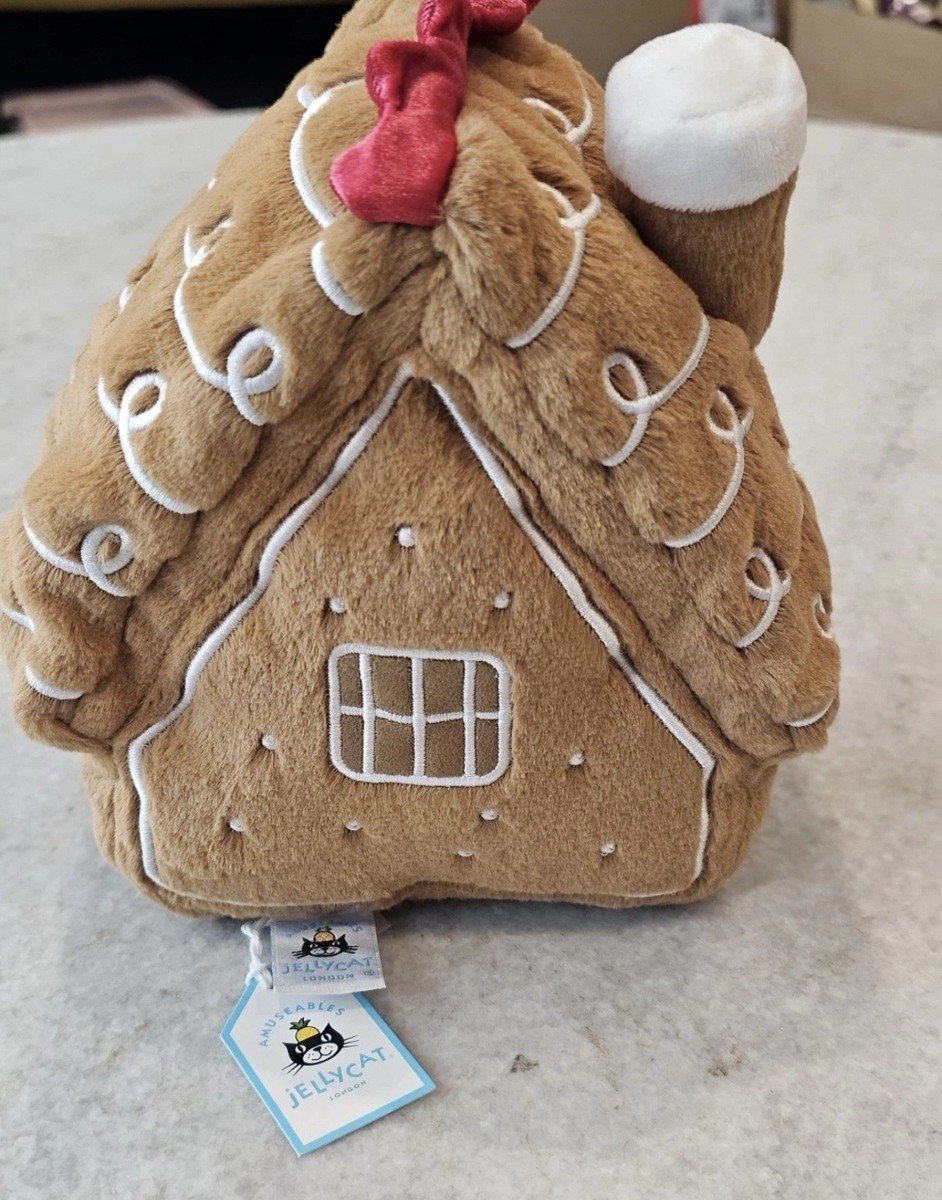 NWT New - Jellycat Amuseable Gingerbread House - Rare Authentic
