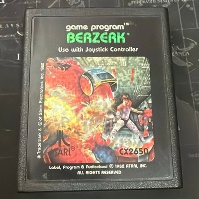 Berzerk Atari 2600 CX2650 1982 Authentic Fully Tested & Cleaned