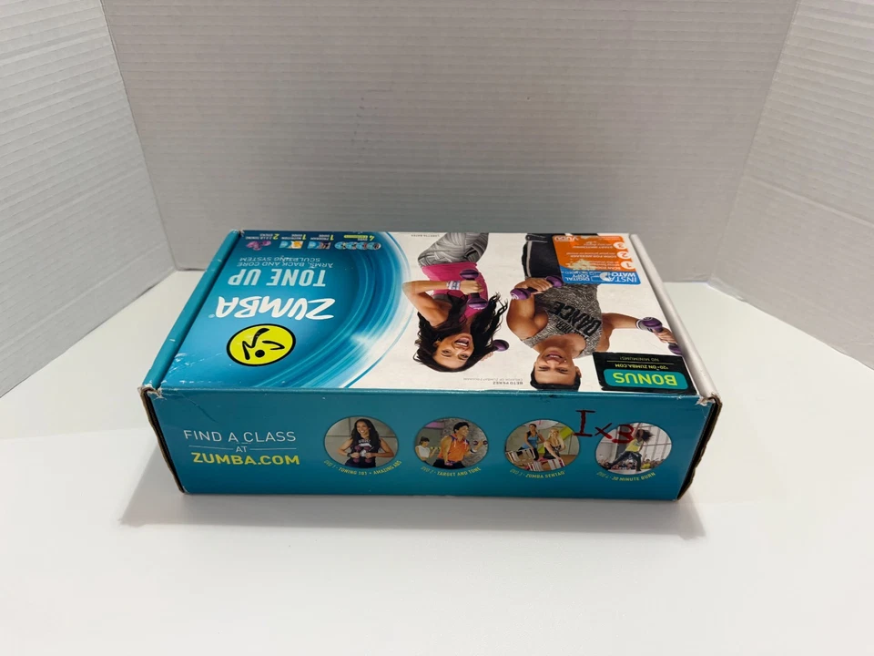 ZUMBA TONE UP - Braços, costas e sistema de escultura de núcleo com bastões de tonificação 2.5# NOVO! - Imagem 3 de 4