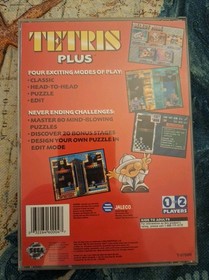 Tetris Plus Sega Saturn 1996 Complete Edition CIB W/ Manual