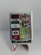 SEASON TICKET HOLOGRAM 2023 Panini Contenders Nick Bosa #88 49ers NFL