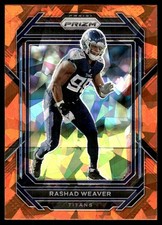Rashad Weaver 2022 Panini Prizm #286 Titans Insert ? SEE SCAN! FREE SHIPPING