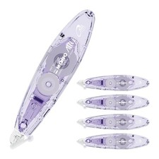 MONO PAX correction tape, 5mm width, refill type, 6m, lavender, 5 pieces