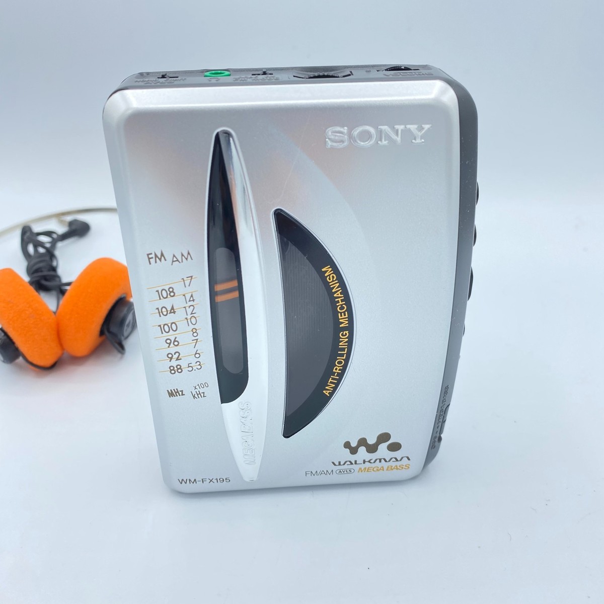 ⭐ Sony Walkman WM-FX195 AM/FM Cassette Player - Mega Bass