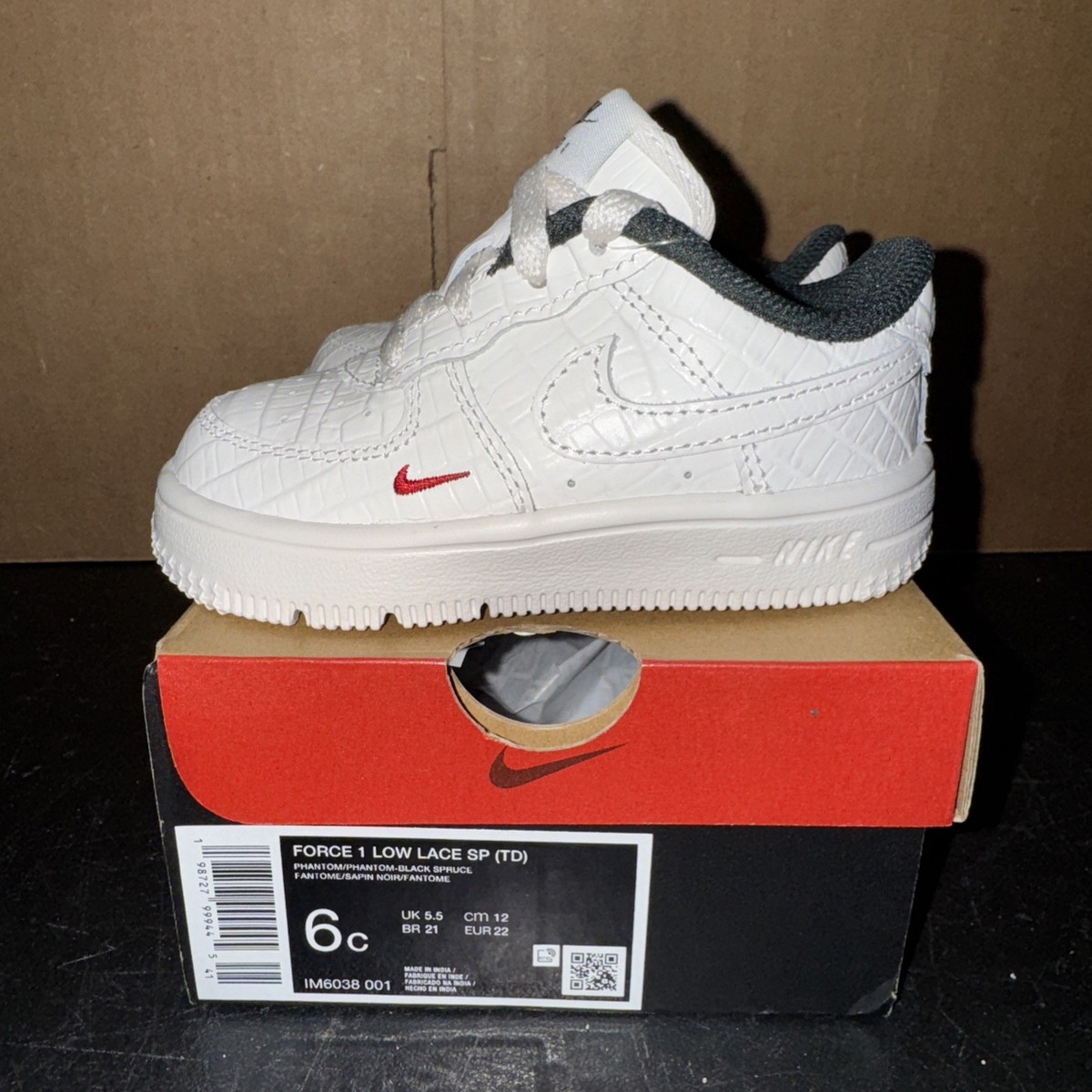 Kith x Nike Air Force 1 Low SP Phantom (TD) Size 6C IM6038-001