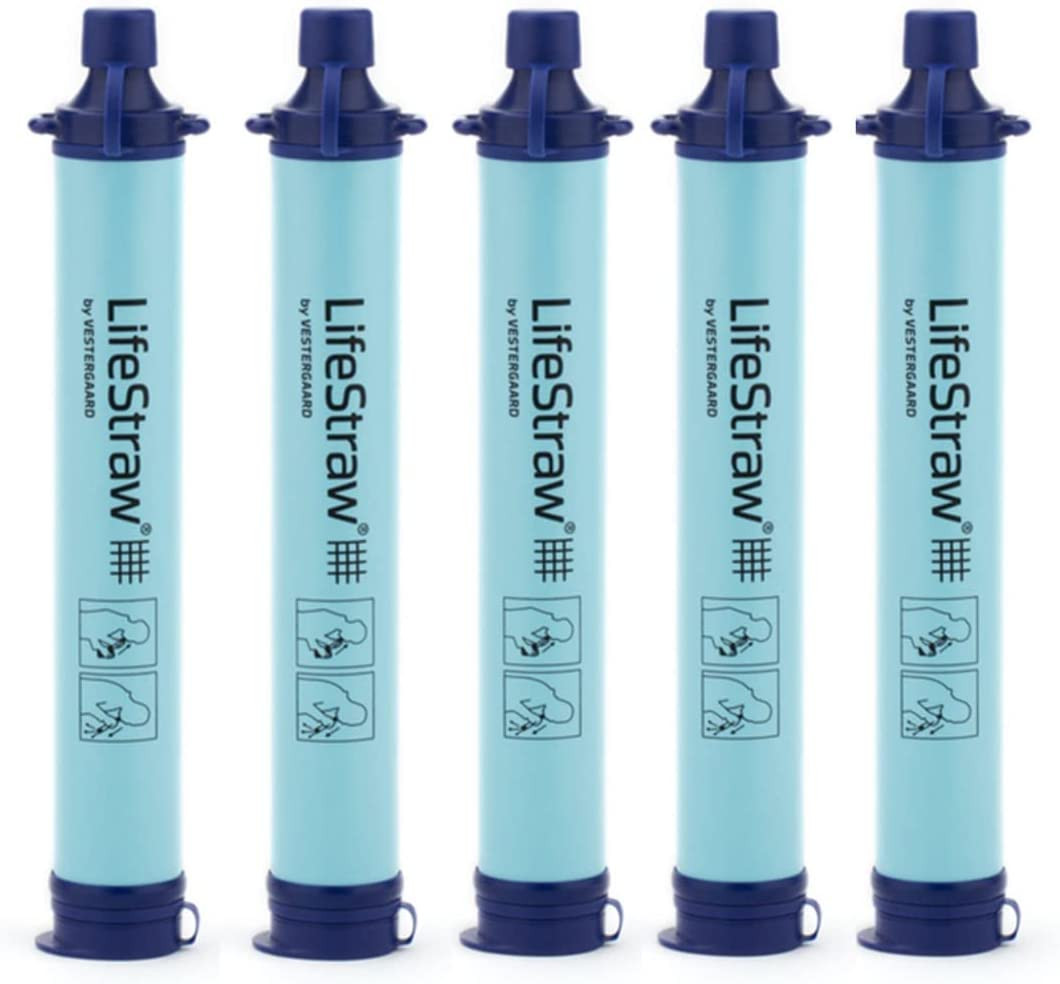 Personal Water Filter for Hiking, Camping, Travel, and Emergency Preparedness