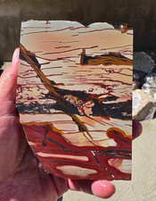 Faced Indian Paint Stone Death Valley CA 5