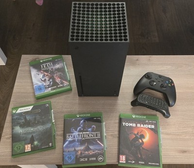 Microsoft Xbox Series X 1TB Spielekonsole - Schwarz mit original Xbox Controller