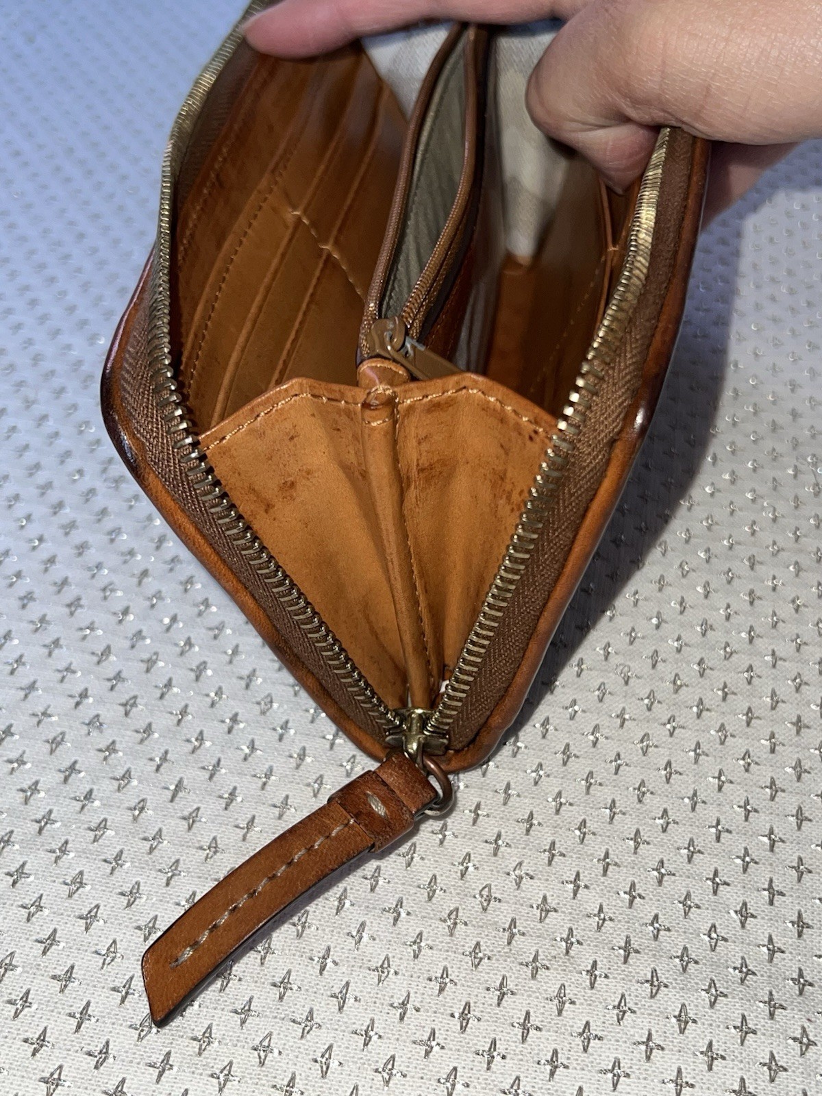 Dooney & Bourke Croc Python Embossed Leather Zip … - image 17