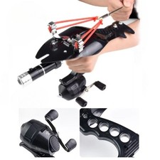 Hunting Fishing Slingshot Pro Laser Catapult Shooting Bow Archery Bowfishing Set