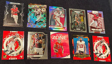 ( 10 ) Mike Evans Football Lot with Inserts-Prizm x 3-Obsidian-Parallel ++
