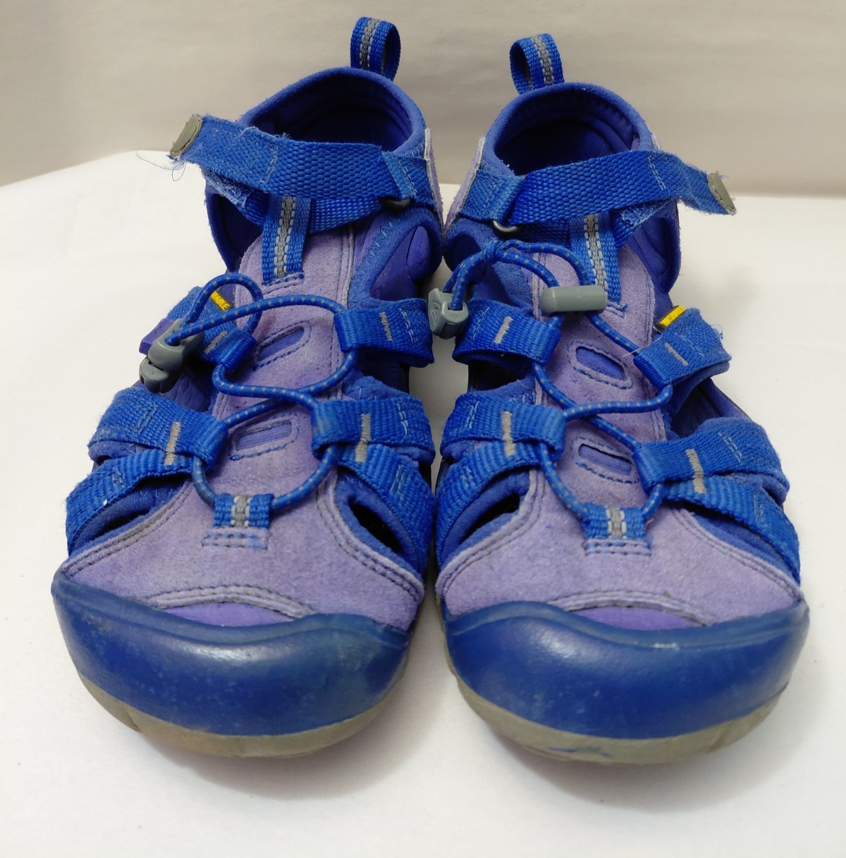 Scarpe sandali Keen Newport H2 taglia 2 grandi bambini blu viola scarpe da acqua