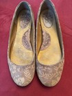 B.O.C. Leather Floral Lace Beige Slip On Ballet Flats 8.5 M — photo 9