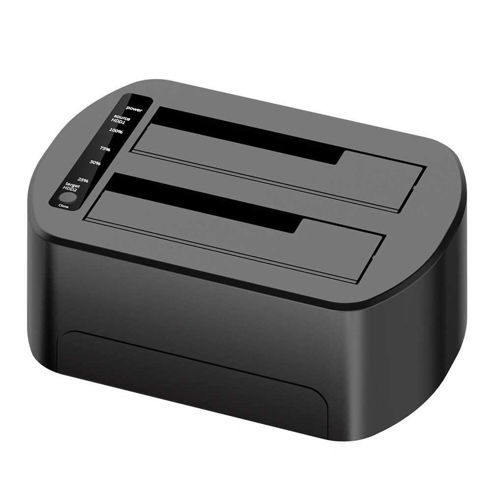 CoreParts MS-CLONER-SATA2.5-3.5 Dual Bay HDD/SSD & M.2 Dock USB 3.0 RGB