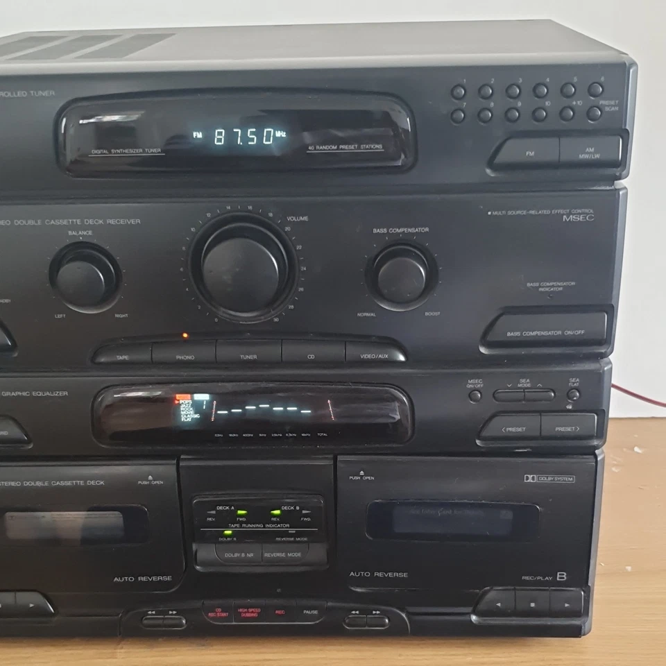 JVC DR E58 Vintage HiFi - Unit Only Works Read Description No Remote - Image 3 of 4