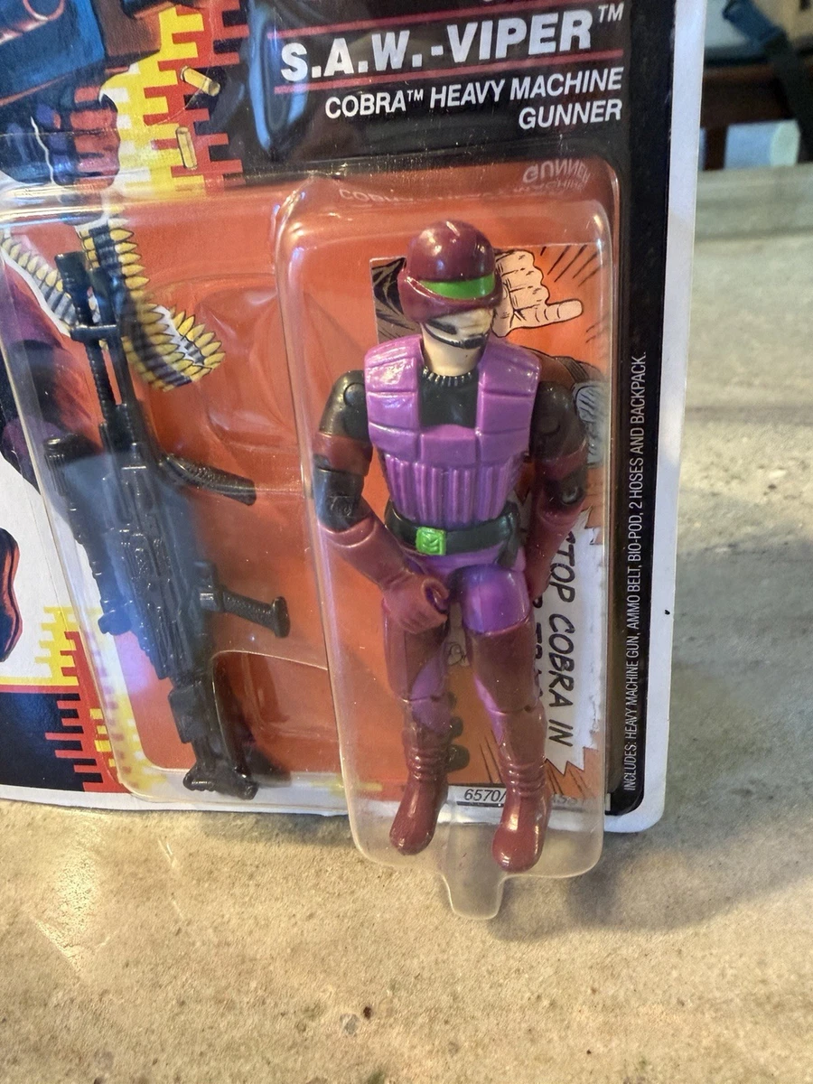 Vintage G.I Joe Cobra SAW-VIPER 1990 MOC Hasbro Vintage Action Figure