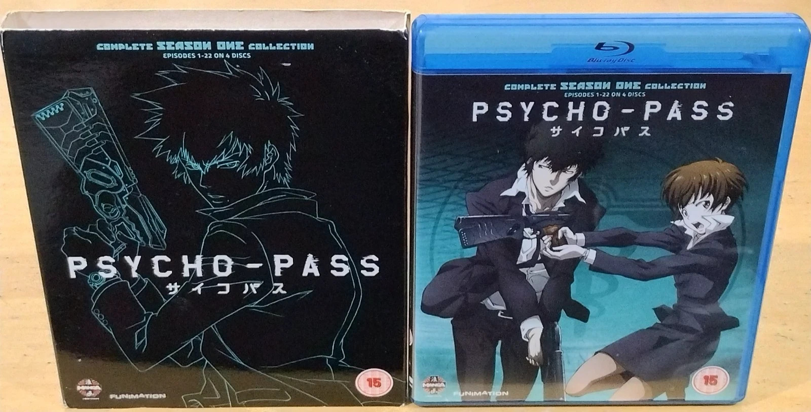 Psycho Pass Complete Season 1 Collection Ep 1-22 Blu-Ray In VGC Anime