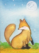 Aceo Original Mixed Media Art