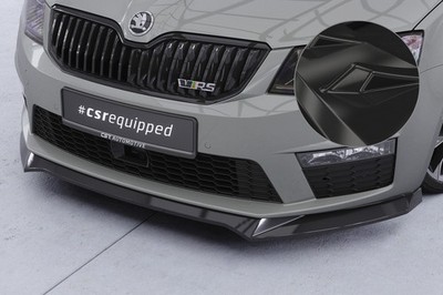 Cup Spoiler Lippe Front Glossy für  Skoda Octavia 3 (Typ 5E) RS CSL150-G