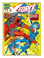 Marvel Deadpool 30th Xforce 11 Ata-Boy Magnet 2.5" X 3.5"