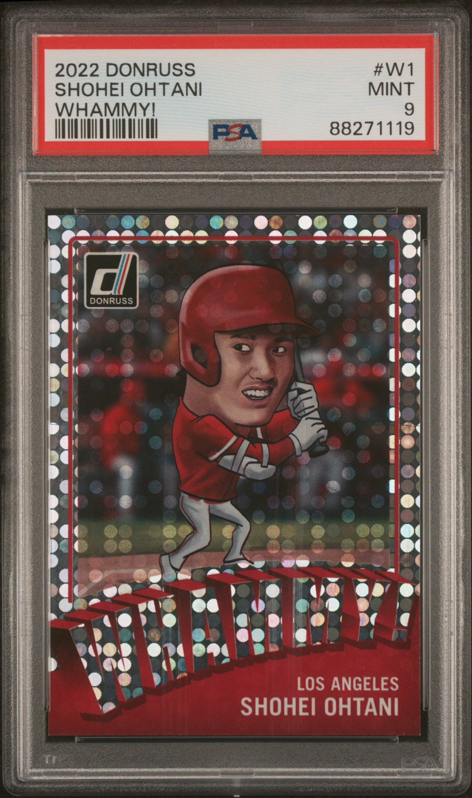 2022 Donruss Shohei Ohtani Whammy! #W1 PSA 9 Case Hit