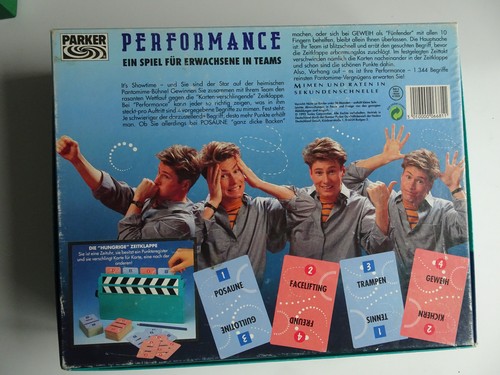 Performance - Ein Spiel für Erwachsene in Teams (1992) Parker - Bild 2 von 6